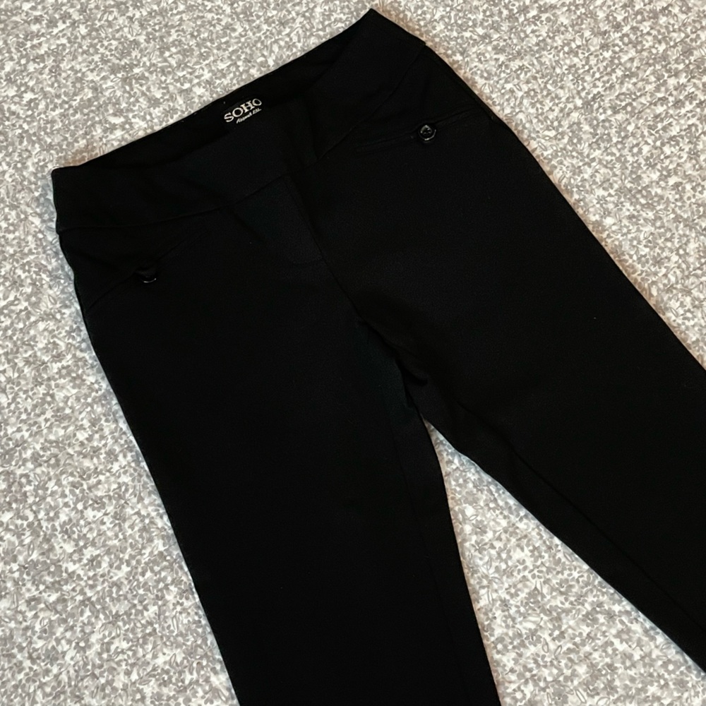 Soho Apparel Black Ankle Pants